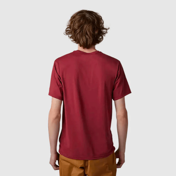 POLERA FOX LIFESTYLE SHIELD ROJO2