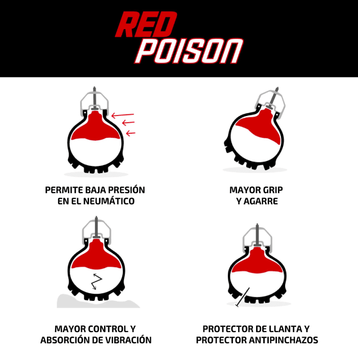 Mousse Mtb Red Poison 29 Rojo TechnoMousse1