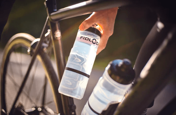 Botella Fidlock Twist Set  600ml Gris + Bike Base1
