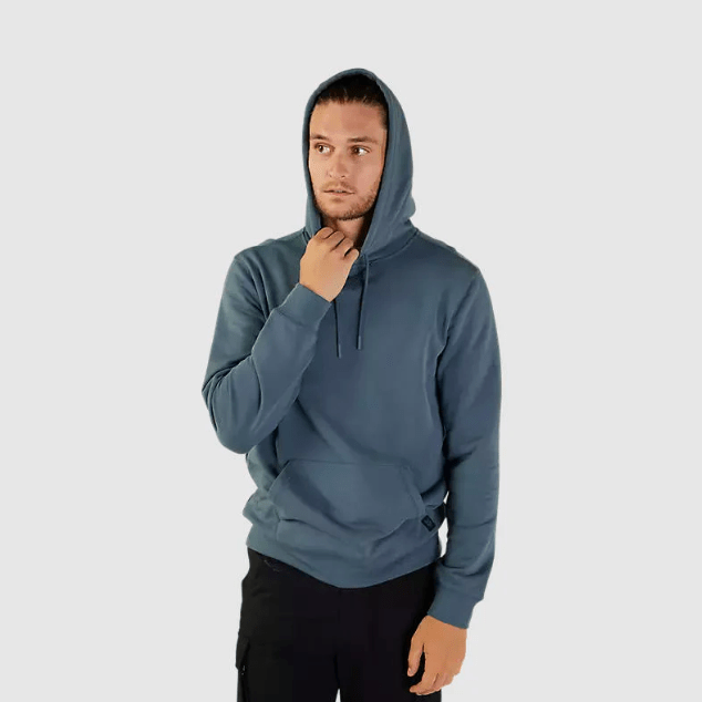 Poleron Fox Level Up Canguro Celeste4