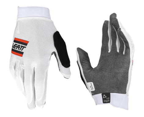 Guantes Leatt GripR 1.0 Blanco1