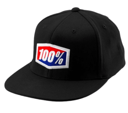 Gorro 100% Official Flexfit Black1