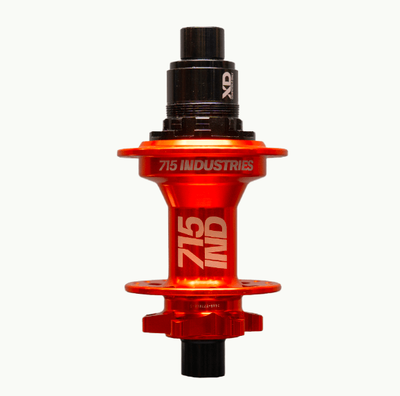 Maza Trasera 715IND ULTRA 12x148mm 32H NARANJO1