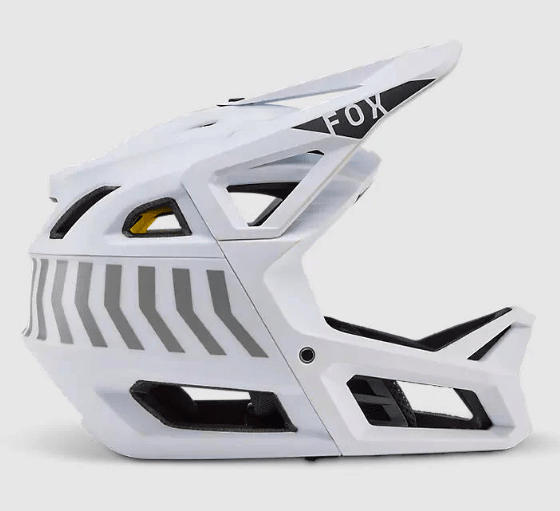 Casco Fox New Proframe Race CE White5