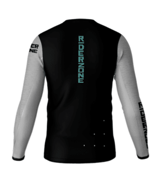 Jersey Riderzone T8 Manga Larga Turquesa/Blanco Mujer2