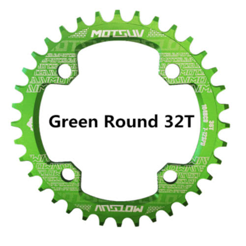 Corona 32T 104 BCD Verde MOTGUV1