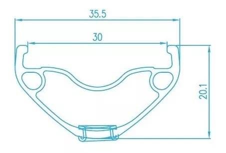 Llanta Alexrims MD30 SSE 29