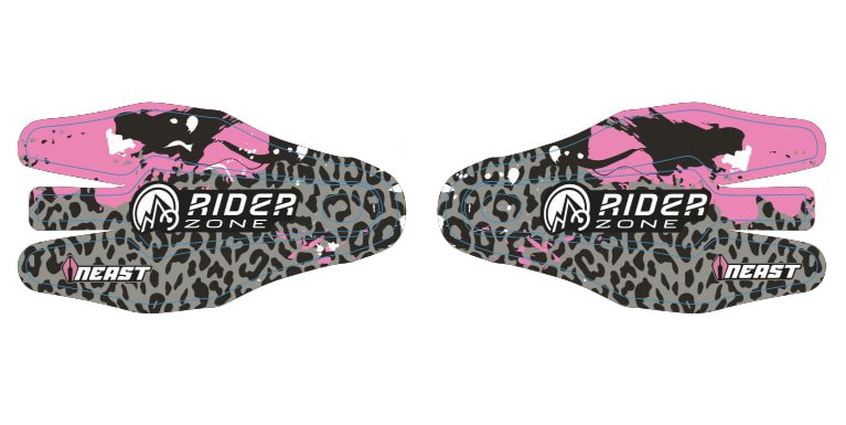 Cubre Puños Neast Rosado/Print 041