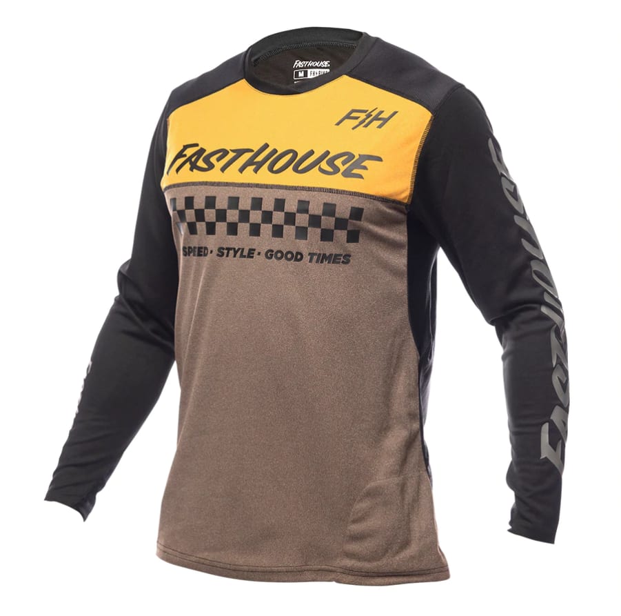 Jersey Fasthouse Alloy Mesa LS Gld/ Brown1