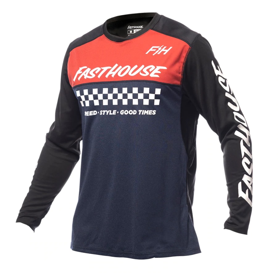 Jersey Fasthouse Alloy Mesa LS Red/ Navy1