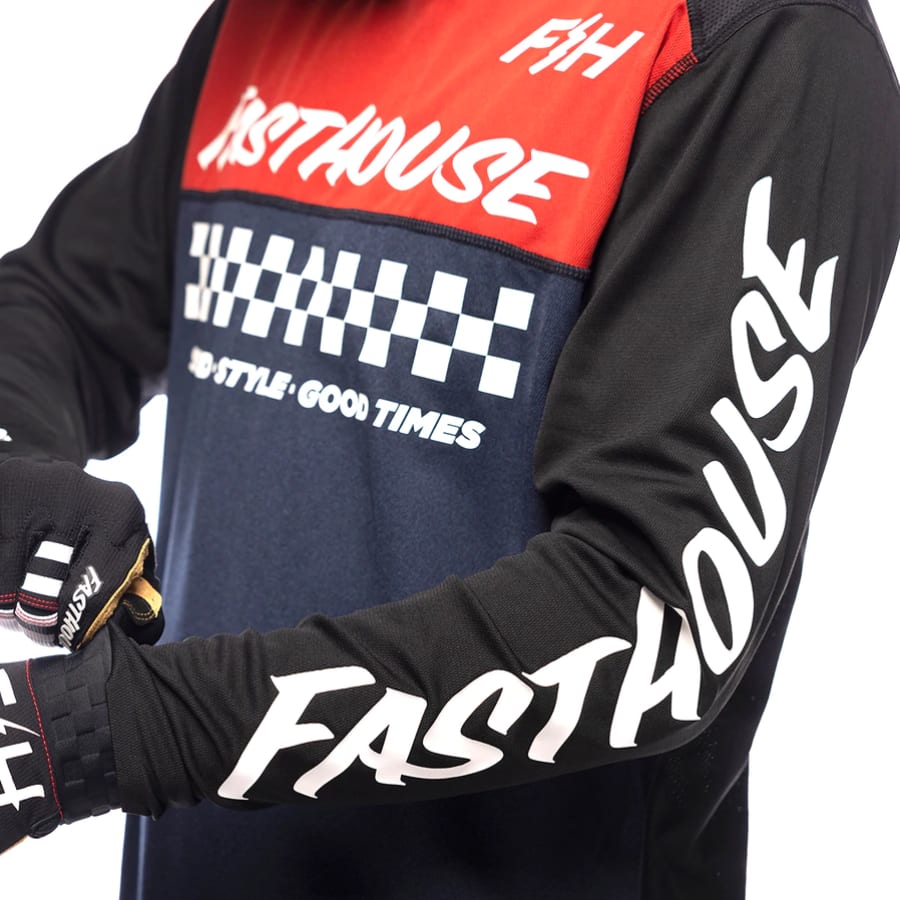 Jersey Fasthouse Alloy Mesa LS Red/ Navy3