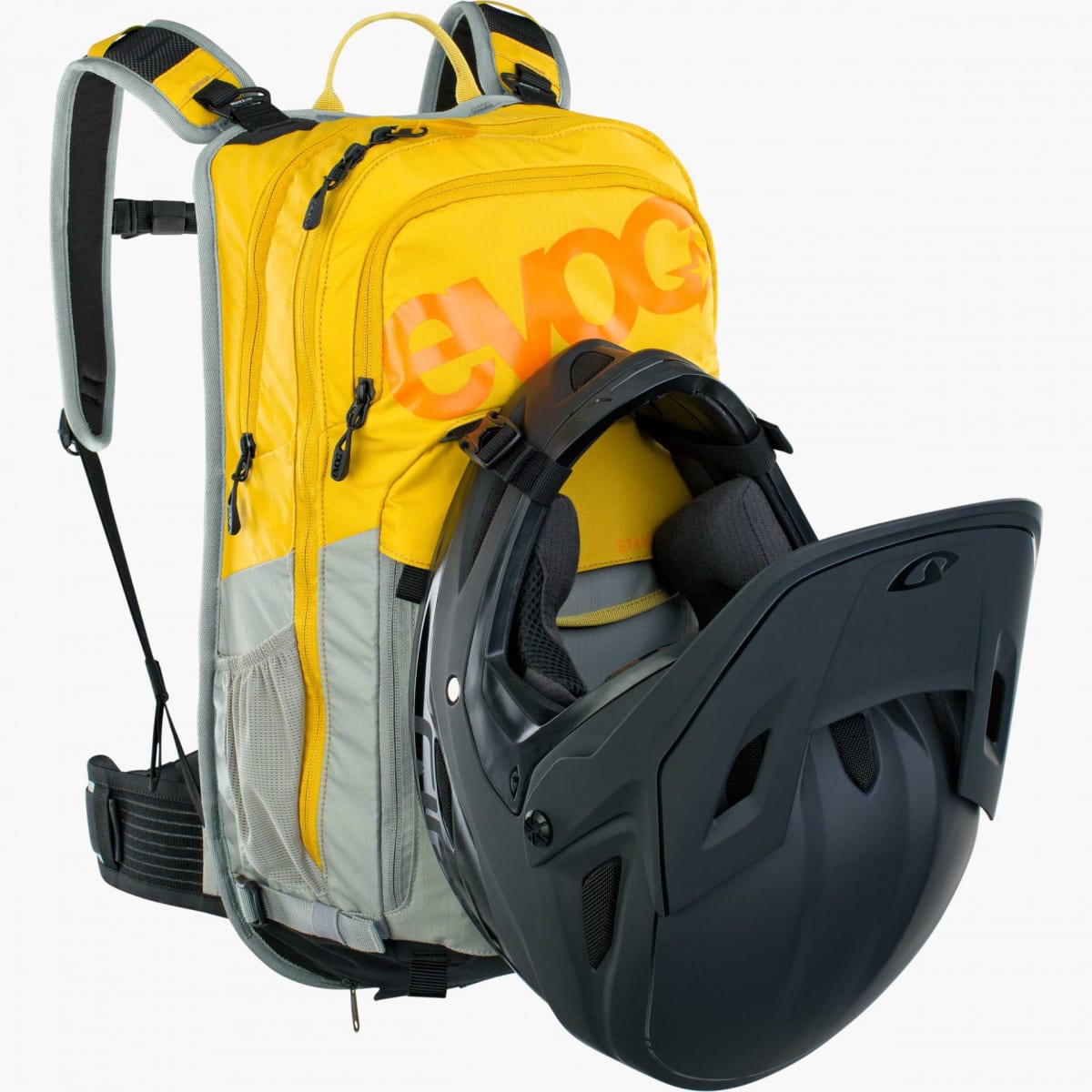Mochila EVOC Stage 18 Curry/stone3