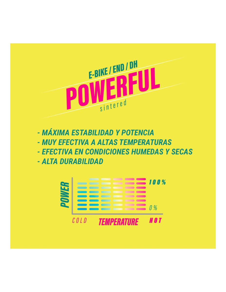 PASTILLAS DE FRENO LESS BRAKES POWERFULL 901 PARA MAGURA MT5 Y MT73