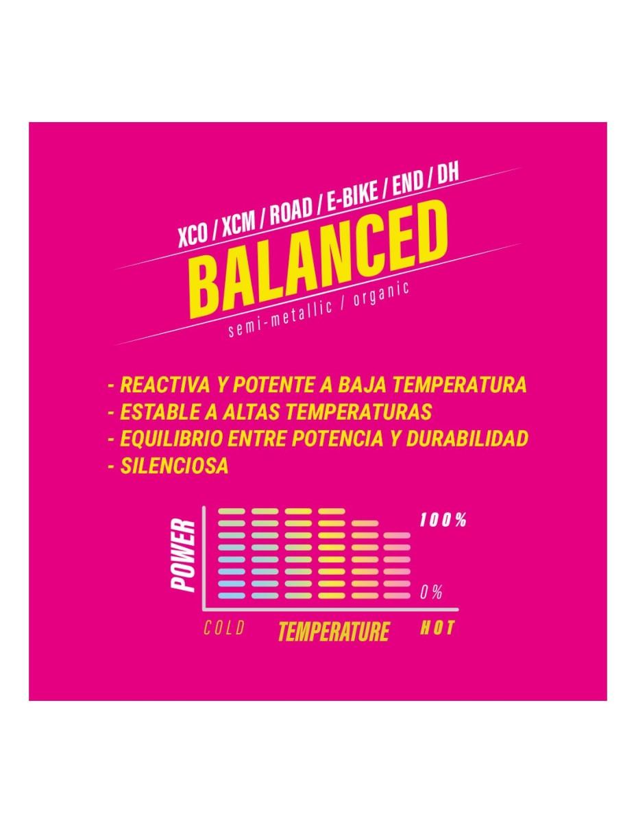 PASTILLAS DE FRENO LESS BRAKES BALANCED 641 - SRAM X-SERIES, ELIXIR3