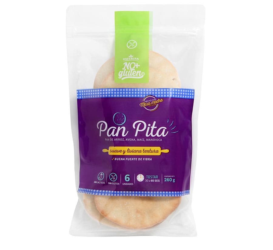 Pan Pita Sin Gluten (260 grs) Emporio Vilove
