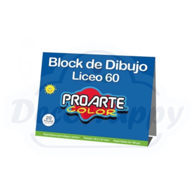 BLOCK LICEO 20 HOJAS PROARTE