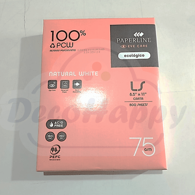 RESMA PAPEL BOND CARTA 75 GR 500 HOJAS