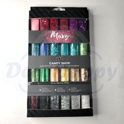 SET ESCARCHA RESINA ( 24 FRASCOS)