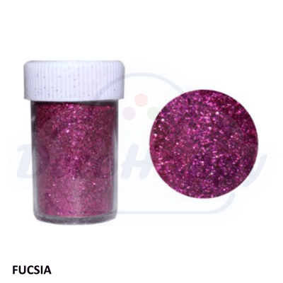 ESCARCHA FRASCO 10 GR FUCSIA