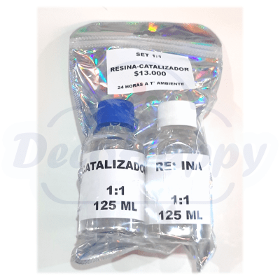SET RESINA EPOXICA MAS CATALIZADOR 1:1