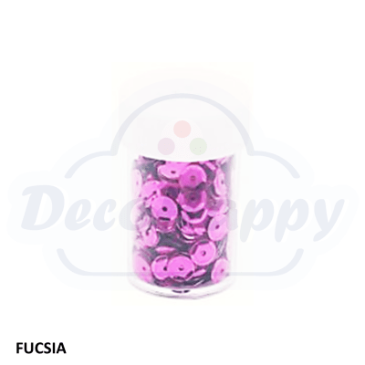 LENTEJUELA FRASCO FUCSIA