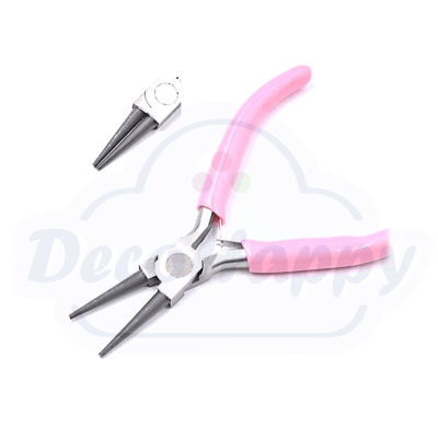 ALICATE PUNTA REDONDA ROSADO