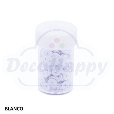 LENTEJUELA FRASCO BLANCO