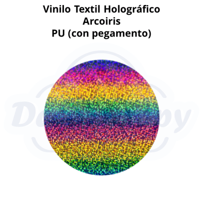 HOLOGRAFICO ARCOIRIS 25 CM X 25 CM