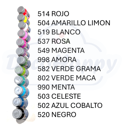 PINTURA PARA TELA ACRILEX 37 ML
