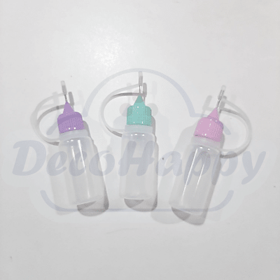 SET BOTELLITAS PUNTA AGUJA 10 ML 3 UNIDADES