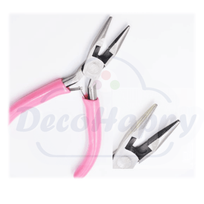 ALICATE DE PUNTA CORTANTE ROSADO