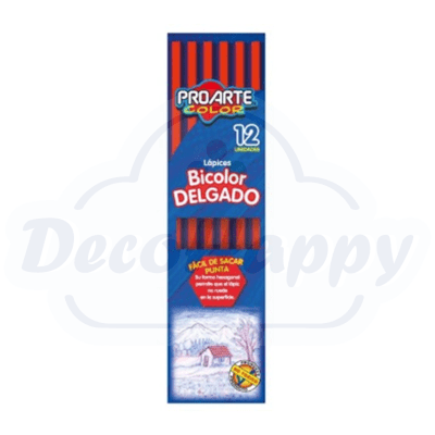 LAPIZ BICOLOR DELGADO 1 UNIDAD