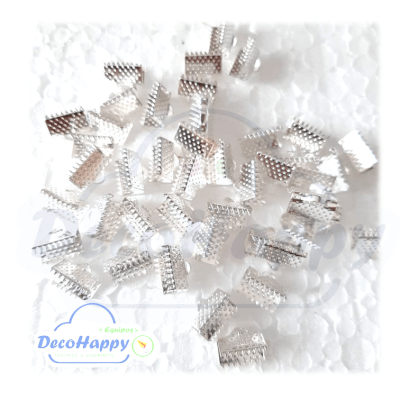 SUJETADORES PLATEADOS 5O UNIDADES