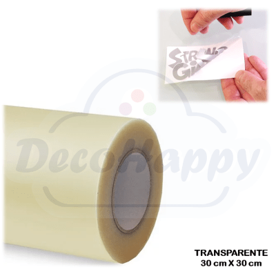 PAPEL TRASPASO PARA VINILO TRANSPARENTE 30 x 30 cm