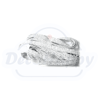 ELASTICO GLITTER PLATEADO