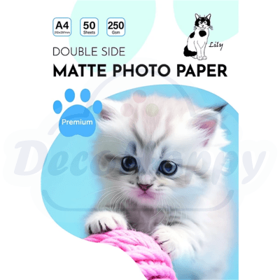 FOT MATTE DOBLE FAZ 250 GR A4 ( 50 hojas)