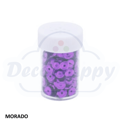 LENTEJUELA FRASCO MORADO