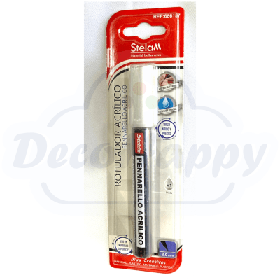 ROTULADOR ACRILICO PLATA 2 MM
