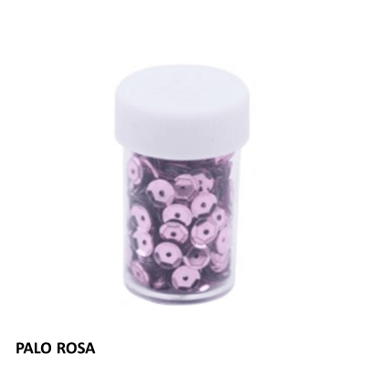 LENTEJUELA FRASCO PALO ROSA