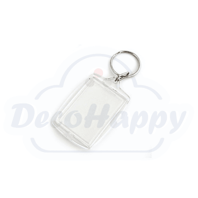 LLAVERO PLASTICO 3.5 X 4.5 CM FOTO ( 10 U)