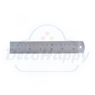 REGLA METALICA 15CMS