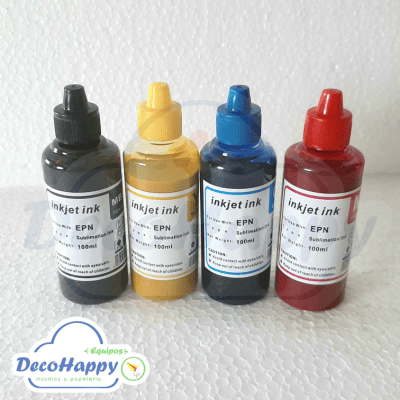 TINTA DE SUBLIMACION 4 COLORES