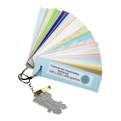 PANTONERA CARTULINA ESPECIALES+LLAVERO