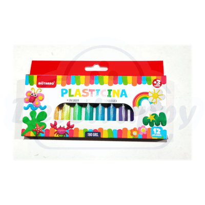 PLASTICINA MOTARRO 12 COLORES