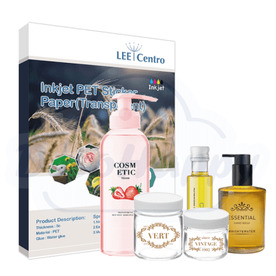 ADHESIVO IMPRIMIBLE TRANSPARENTE LEE A4 (20 hojas)