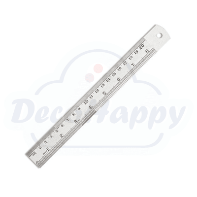 REGLA METALICA 20 CM