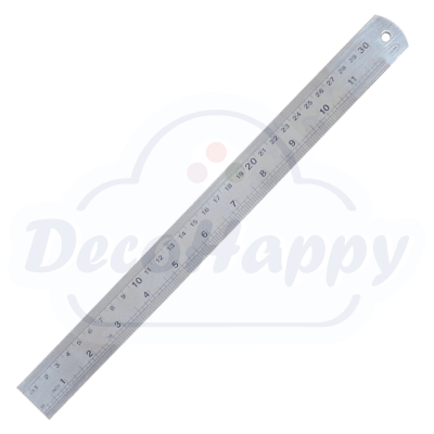 REGLA METALICA 30 CM