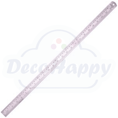 REGLA METALICA 60 CM