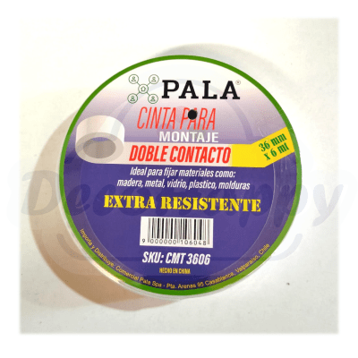 CINTA DOBLE CONTACTO ESPUMADA 36 MMX 6 M
