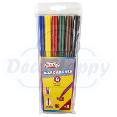 MARCADOR 6 COLORES